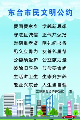 创建文明县城公约