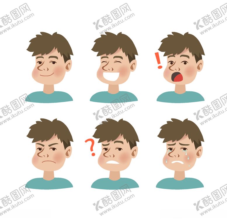 编号：21726410290621117706【酷图网】源文件下载-不同表情