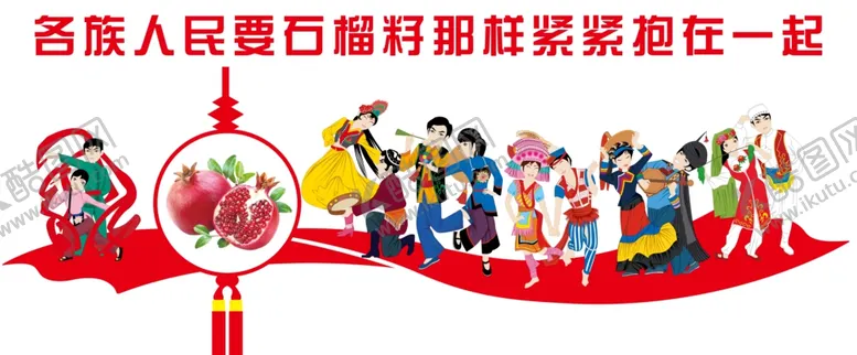 编号：40383604300402138675【酷图网】源文件下载-民族团结