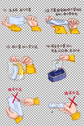 正确处理废弃口罩