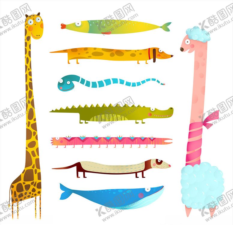 编号：60295409150942547249【酷图网】源文件下载-卡通动物