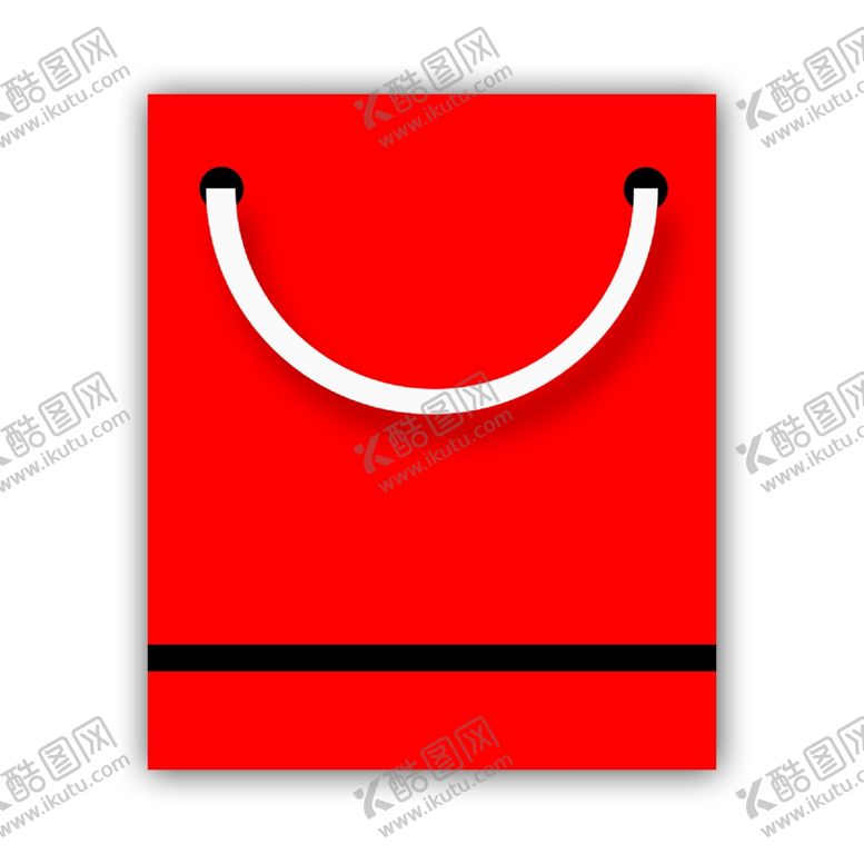 编号：59056509271949201082【酷图网】源文件下载-红色隔断购物袋