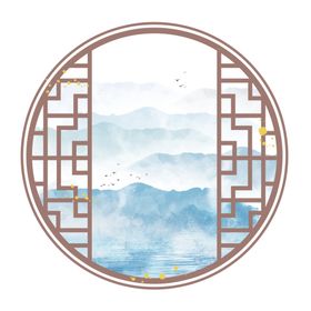 中式窗格