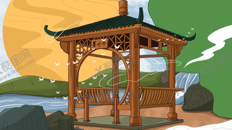 编号：89910003160417174690【酷图网】源文件下载-古典插画建筑