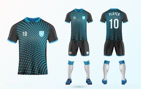 世界杯足球队服运动服T恤设计