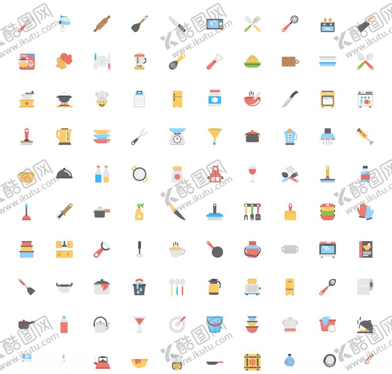 编号：72338409281804236942【酷图网】源文件下载-彩色精细化矢量办公图标