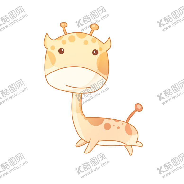 编号：38201906151027156885【酷图网】源文件下载-卡通长颈鹿