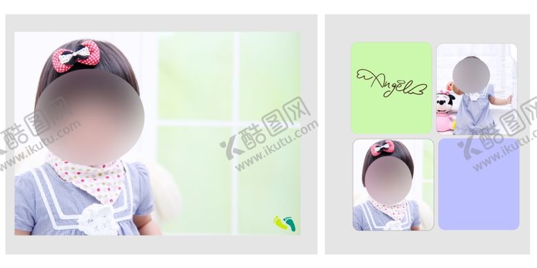 编号：28343709221517389845【酷图网】源文件下载-儿童相册模板