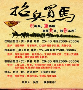 招聘广告