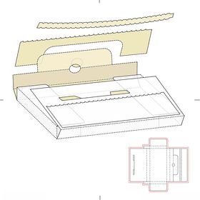 礼盒立面展开图