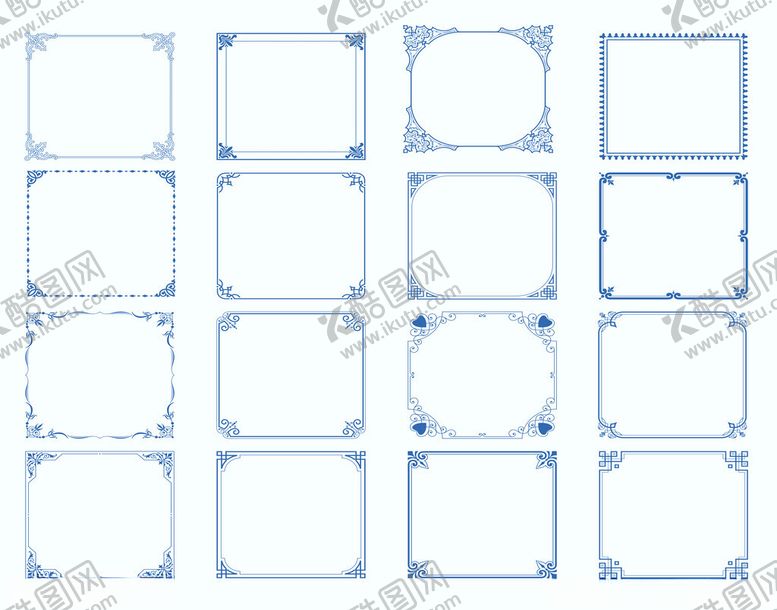 编号：81810811020004196573【酷图网】源文件下载-古典边框