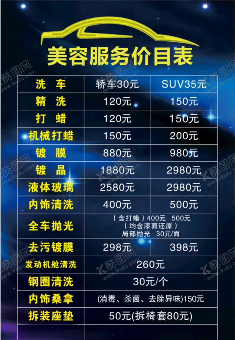 编号：28820703131711491788【酷图网】源文件下载-汽车美容