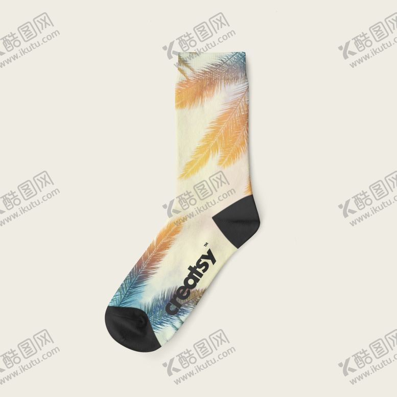 编号：96563007030231504453【酷图网】源文件下载-袜子样机
