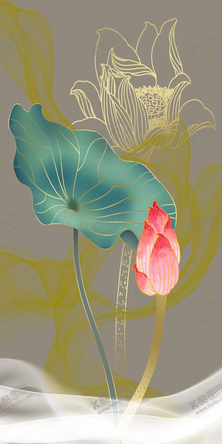 编号：86805509280121319755【酷图网】源文件下载-荷叶玄关