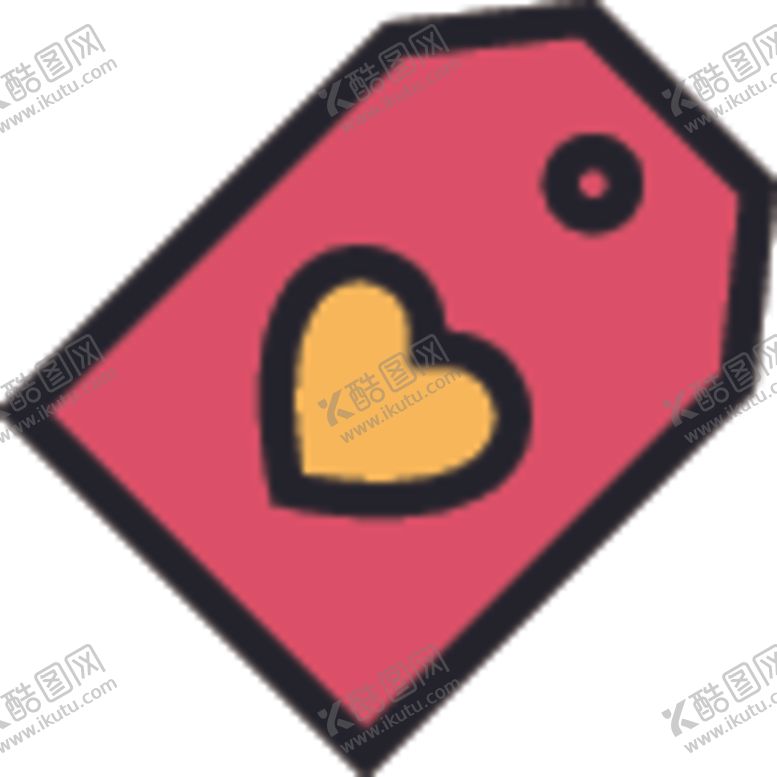 编号：25521305142115224694【酷图网】源文件下载-爱心标签