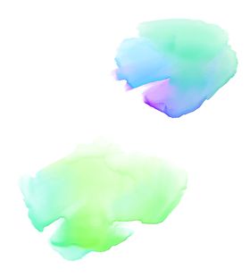 炫彩涂鸦水墨图案