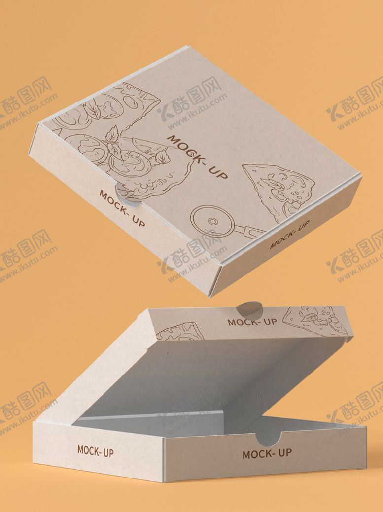 编号：07695109171716007508【酷图网】源文件下载-披萨盒样机