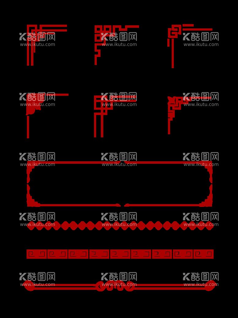 编号：93014610042037043841【酷图网】源文件下载-中国风边框