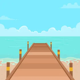 夏日沙滩背景度假风大自然海边