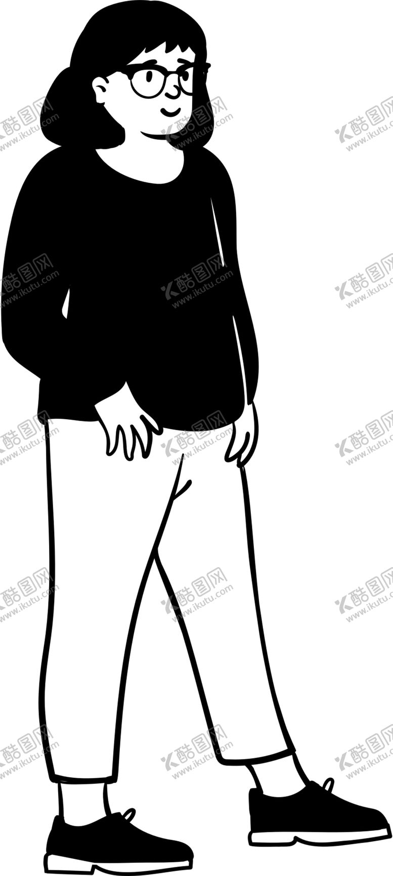 编号：29364601231710048267【酷图网】源文件下载-女生