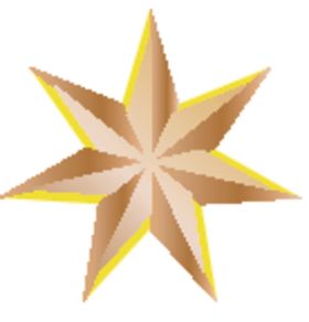 金色五星