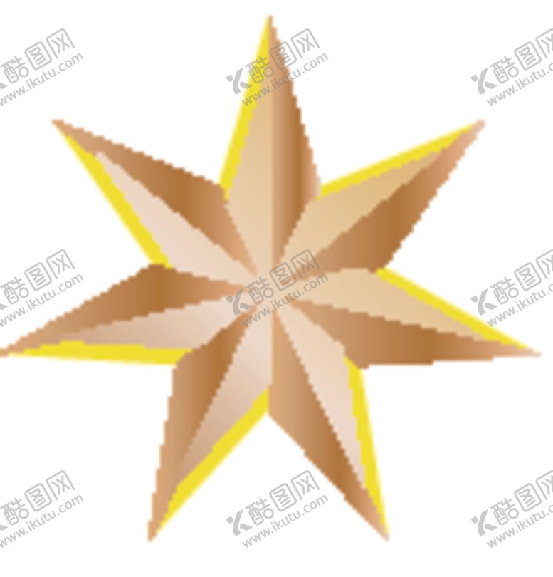 编号：90177505160708237860【酷图网】源文件下载-金色五星