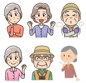 老人表情