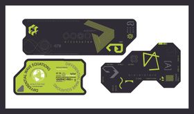 炫酷游戏手柄配件展示