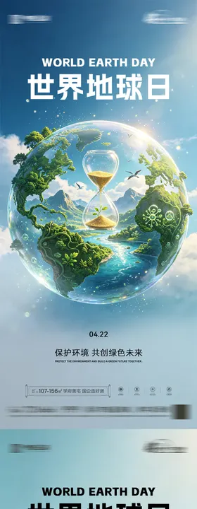 世界地球日海报