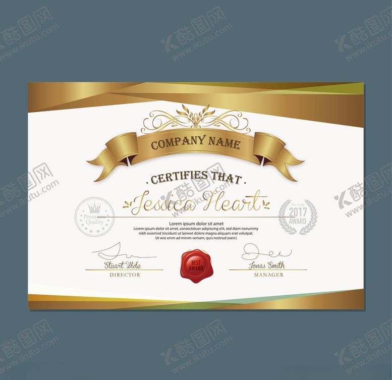 编号：27557610111454557655【酷图网】源文件下载-证书