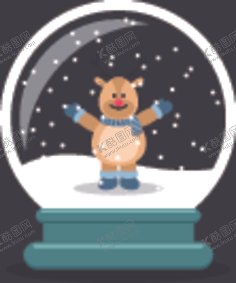 编号：95524810131526039247【酷图网】源文件下载-麋鹿水晶球