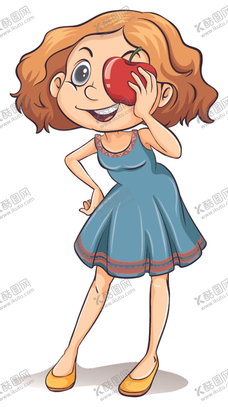 编号：90447709152033453145【酷图网】源文件下载-卡通女孩