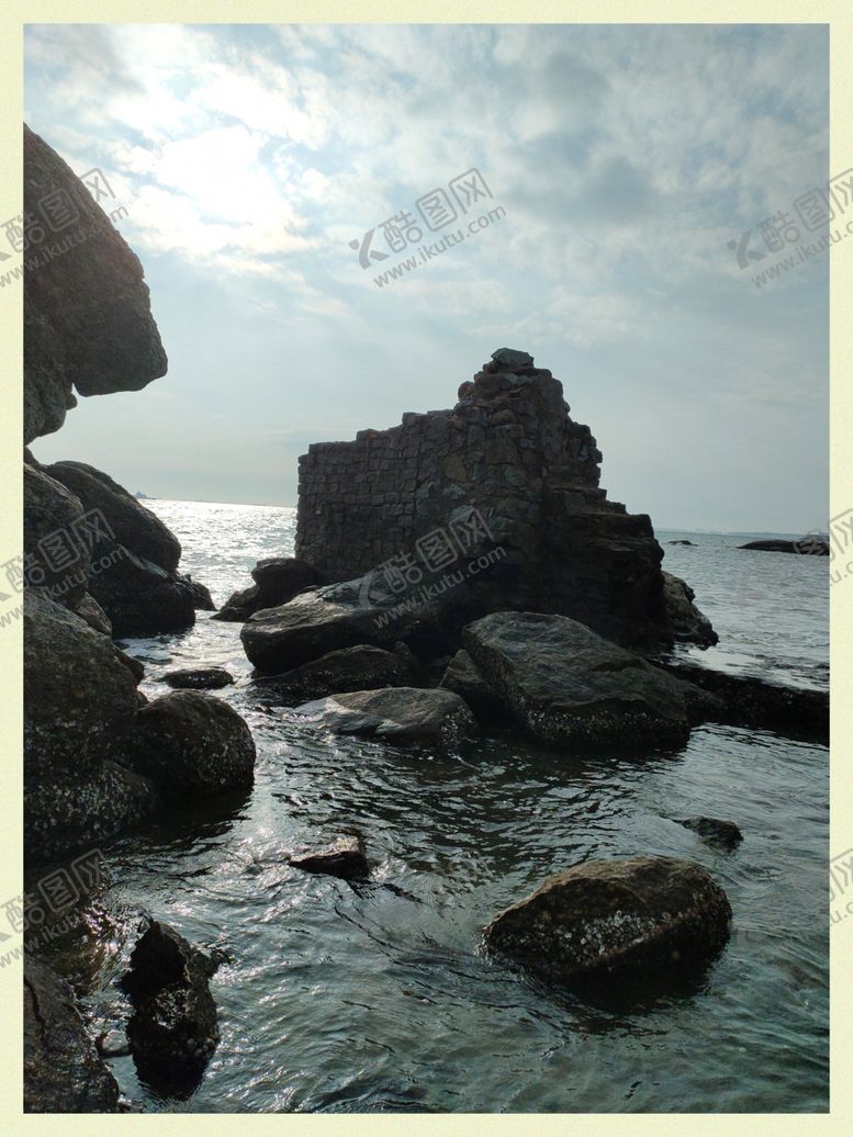 编号：40541601170943135266【酷图网】源文件下载-日落大海墙画
