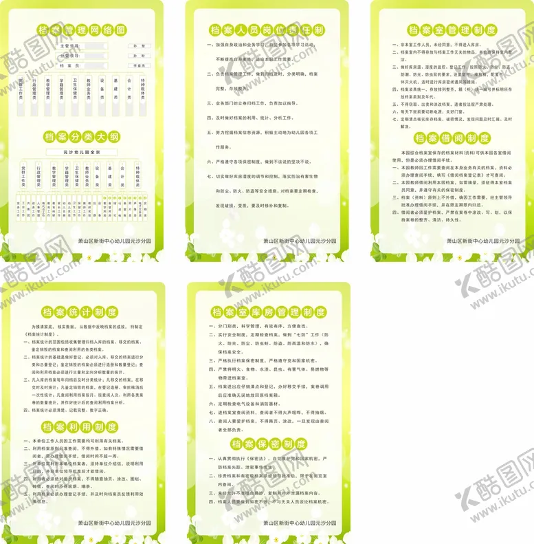 编号：69333210221855487915【酷图网】源文件下载-档案室制度展板