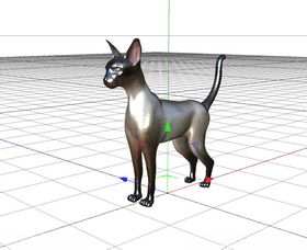 C4D模型猫