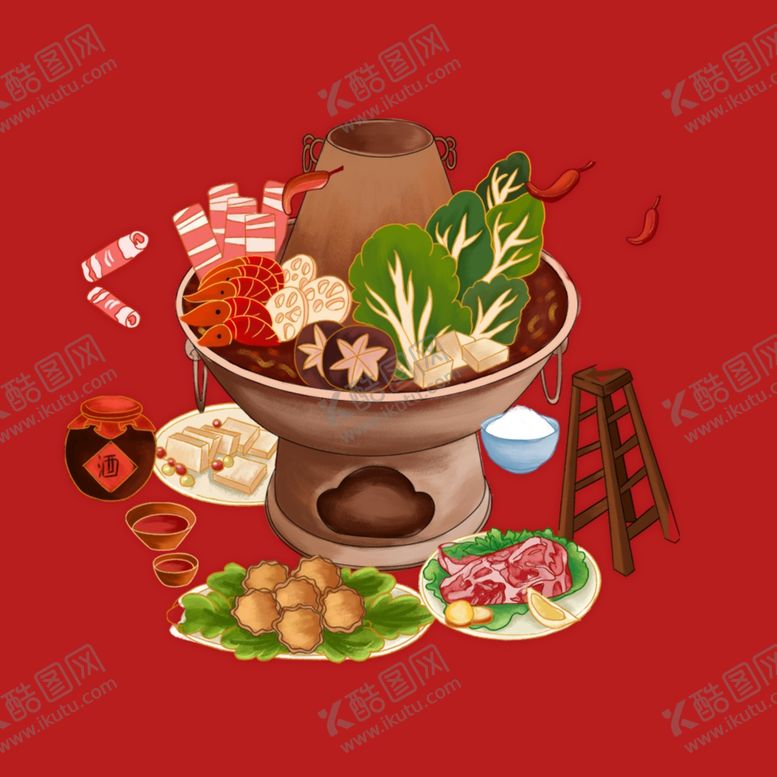 编号：85984302281525132954【酷图网】源文件下载-中餐美食火锅