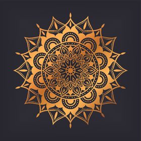 曼陀罗万花筒图案