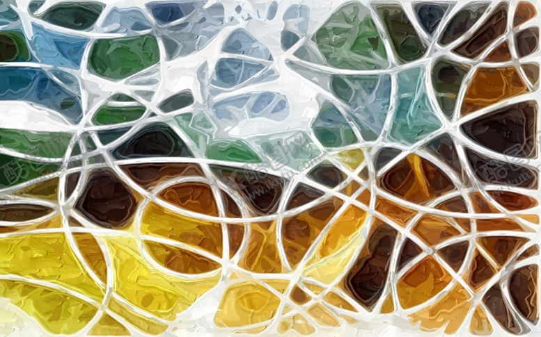 编号：36616310011522598222【酷图网】源文件下载-创意抽象几何装饰画