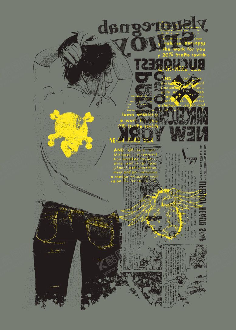 编号：65015701171342347418【酷图网】源文件下载-后背T恤