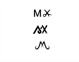 MX理发店类的logo