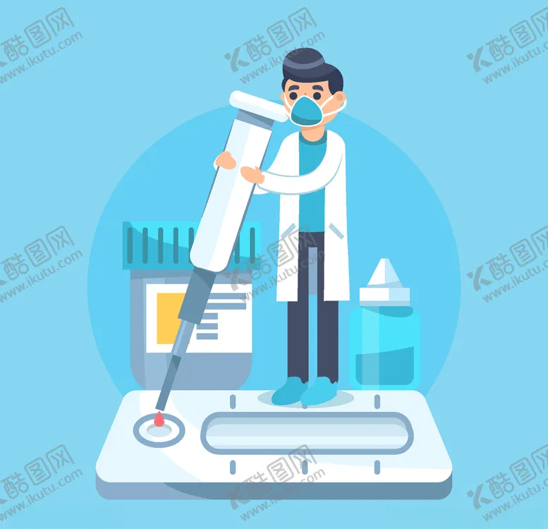编号：89273106261320039846【酷图网】源文件下载-矢量卡通科学实验人物