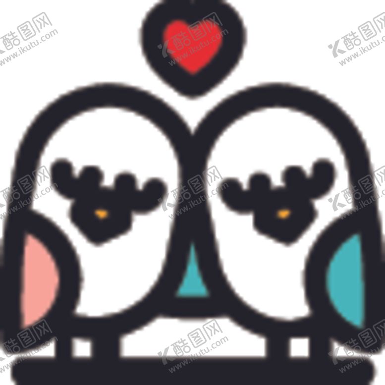编号：40908405150934028230【酷图网】源文件下载-情侣小鸟