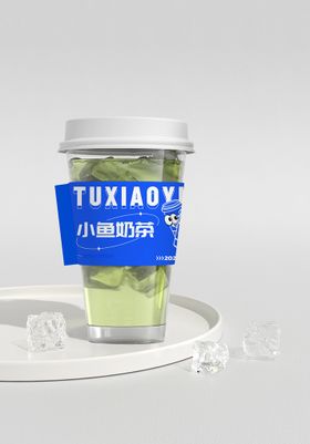 奶茶咖啡杯样机海报设计素材