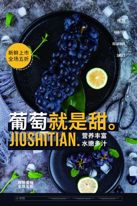 葡萄海报