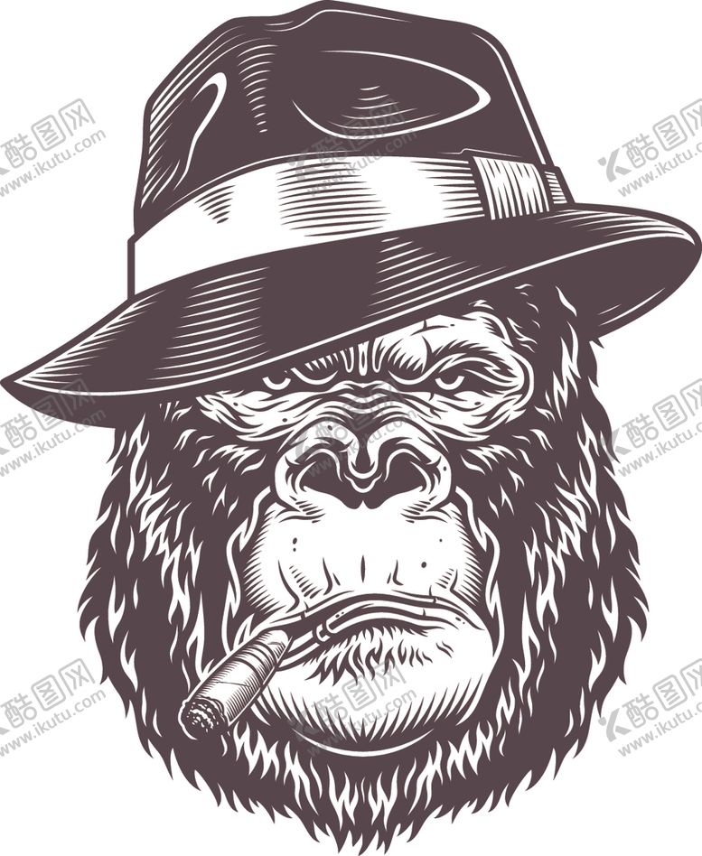 编号：10300910220444023120【酷图网】源文件下载-创意头像动物