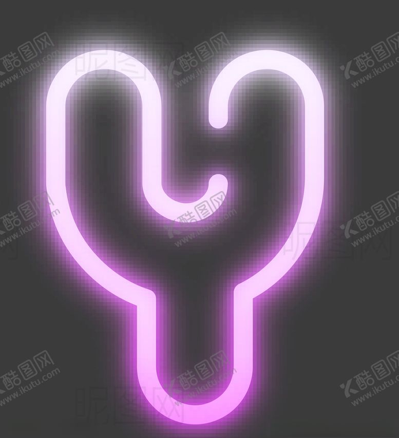 编号：53495109280017565620【酷图网】源文件下载-霓虹灯字母Y