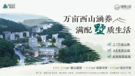 新中式山景大图海报