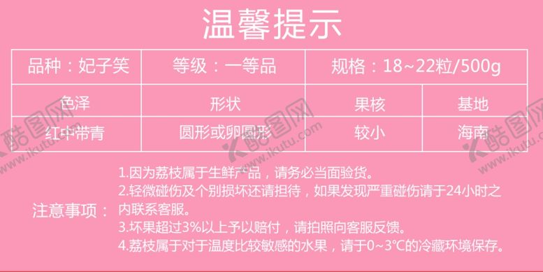 编号：32118307031931471028【酷图网】源文件下载-妃子笑售后标准