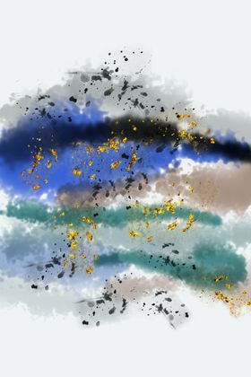 抽象装饰画新中式晶瓷发财树现代简约挂沙发挂