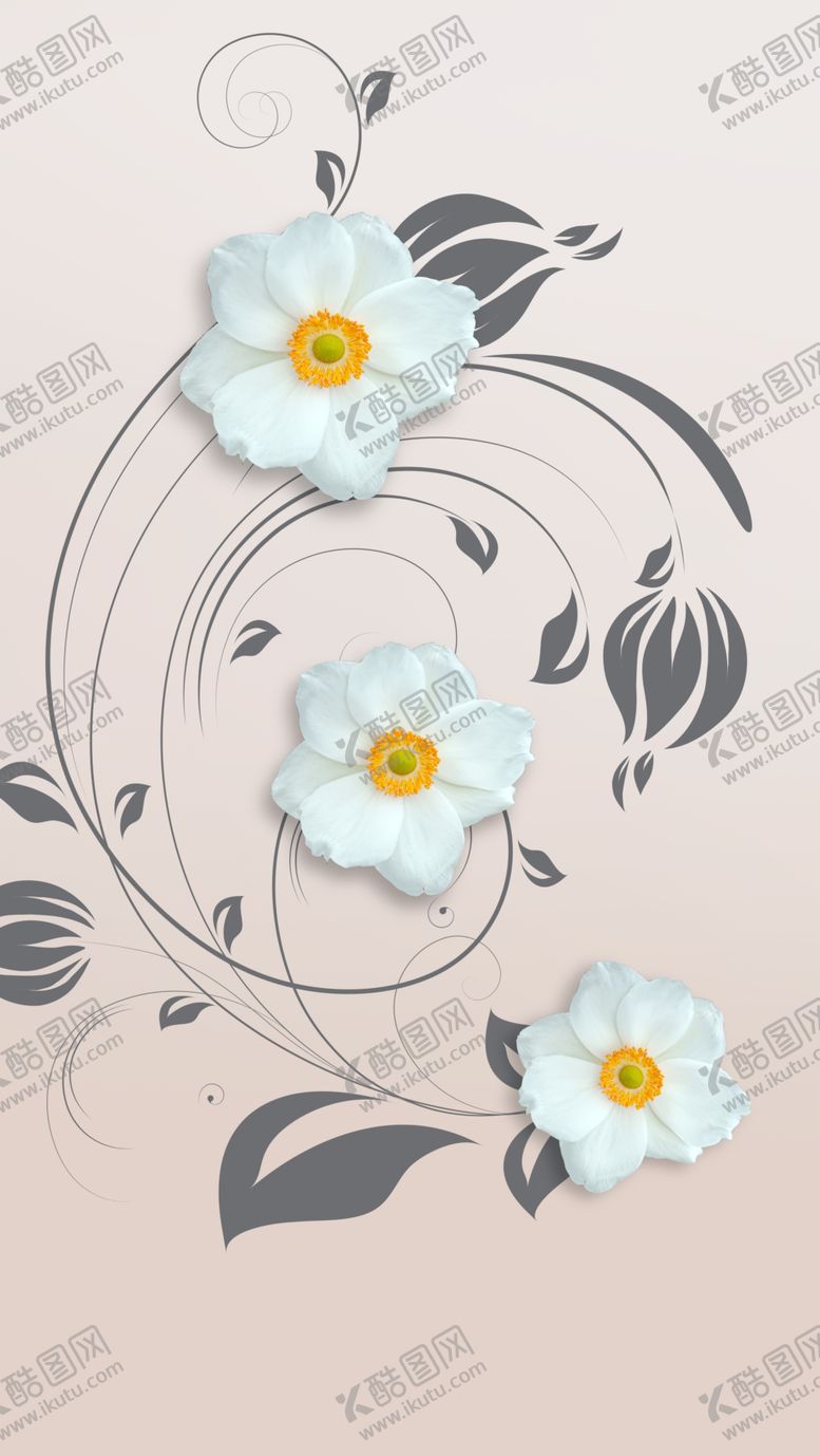 编号：45092412080751373025【酷图网】源文件下载-北欧花朵
